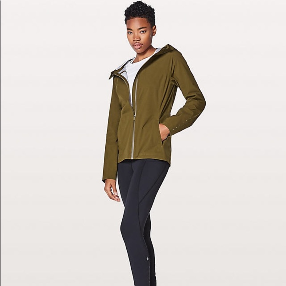 Lululemon Rain Rival Jacket Deep Meadow